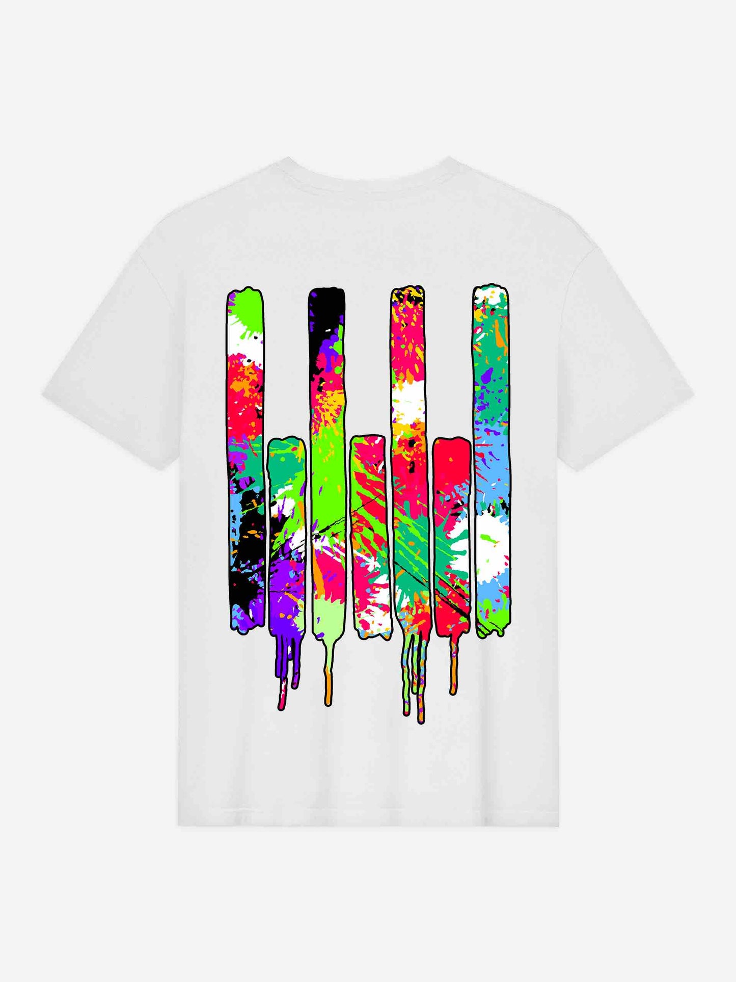 Rave Culture 'RC' Paint Splatters T-Shirt