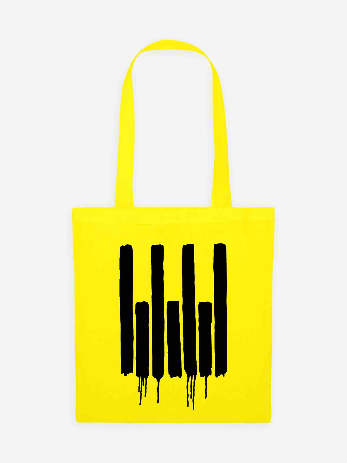 Rave Culture Cotton Tote Bag Yellow