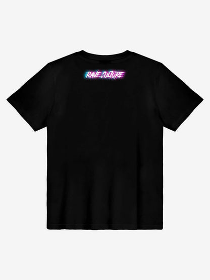 Rave Culture Glow Smiley T-Shirt Back - Rave Culture Shop