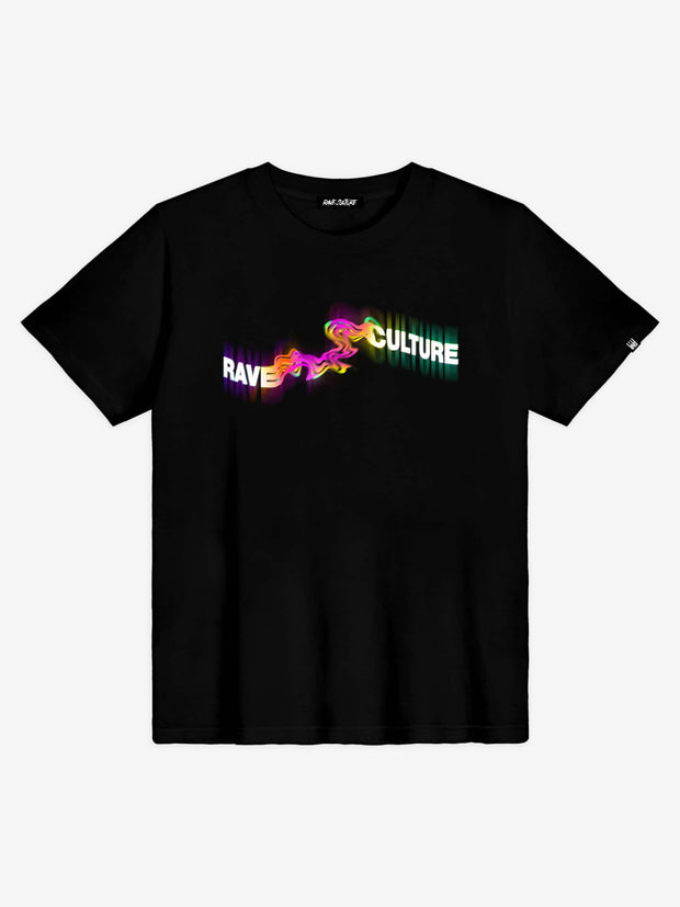 Rave Culture Smoke Text T-Shirt