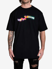 Rave Culture Smoke Text T-Shirt