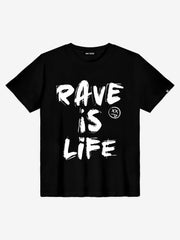 Rave Is Life T-Shirt Black