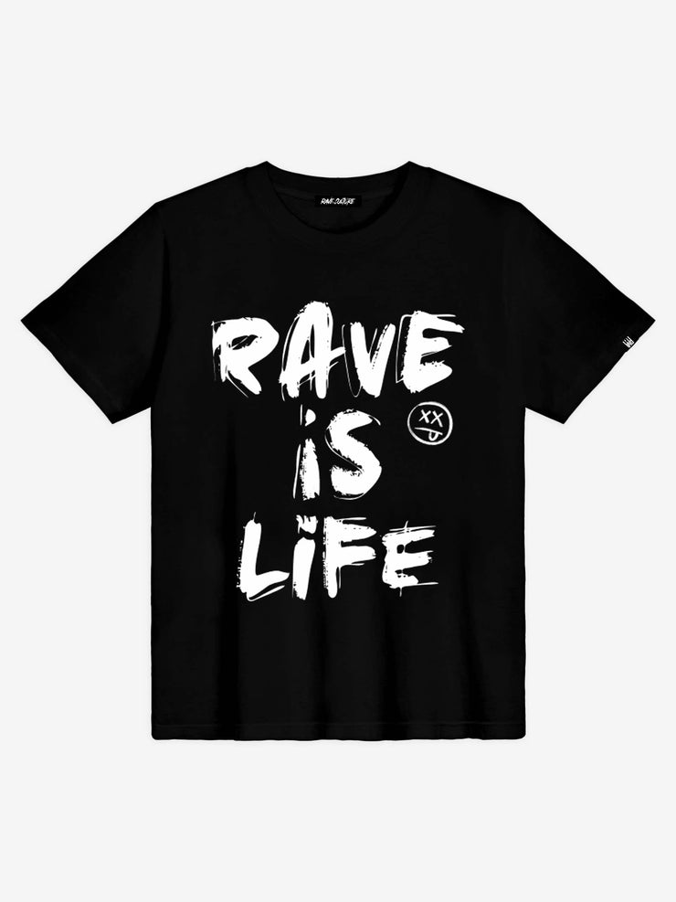 Rave Is Life T-Shirt Black