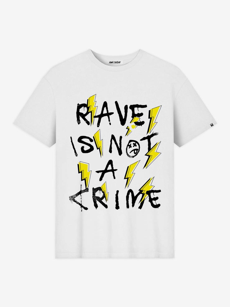 Rave Is Not A Crime Lightning T-Shirt