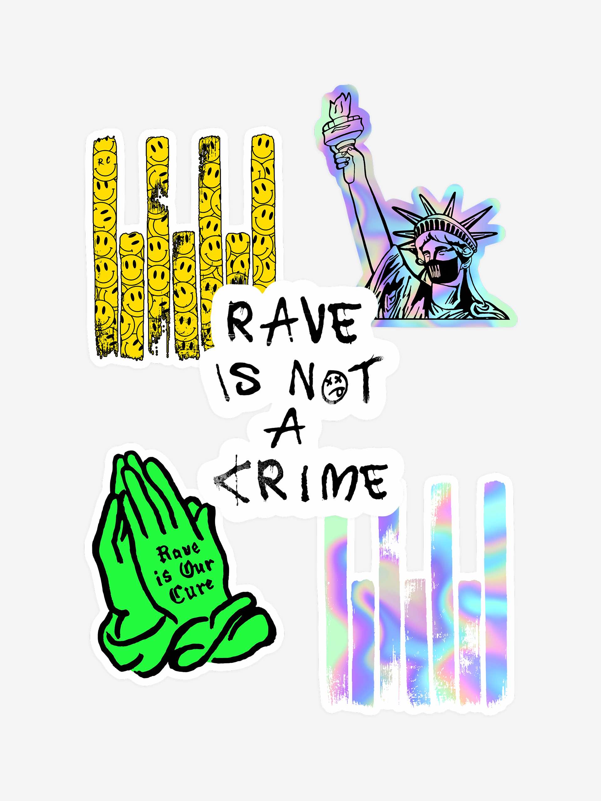 Rave Culture Sticker Pack – Rave Culture Shop