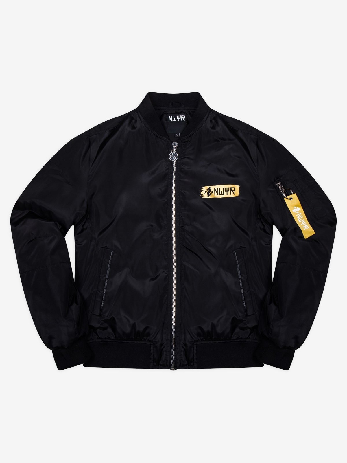 NWYR Bomber Jacket (Black & Gold) - Rave Culture Shop