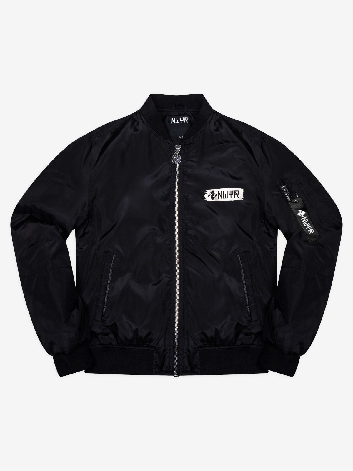 NWYR Bomber Jacket (Black & White) - Rave Culture Shop