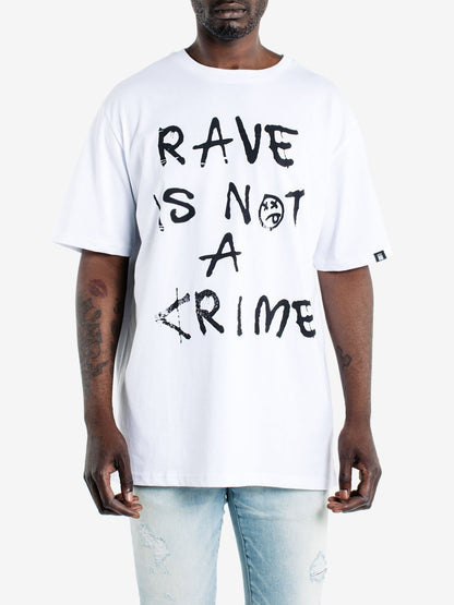 Rave Is Not A Crime T-Shirt - Rave Culture Shop